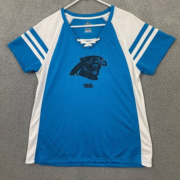 Carolina Panthers Jersey Women’s XXL Majestc Short Sleeve NFL Jersey Shirt‎ - Picture 1 of 10
